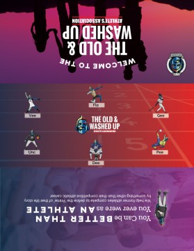 Brochure Design Entry 2541823 submitted by Aaja to the contest for The Old and Washed Up Athlete's Association run by oldandwashedup