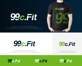 Logo Design entry 2468075 submitted by Rao5415 to the Logo Design for 99c.Fit run by andrewdimo