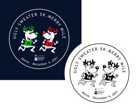 Ugly Sweater 5k / Merry Mile entry by Claudia Santos