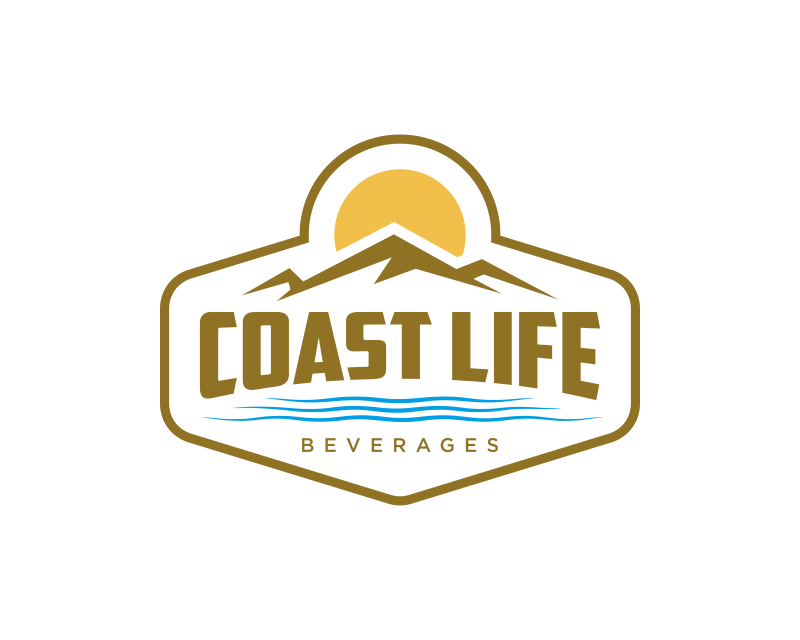 Logo Design for Coast Life Beverages