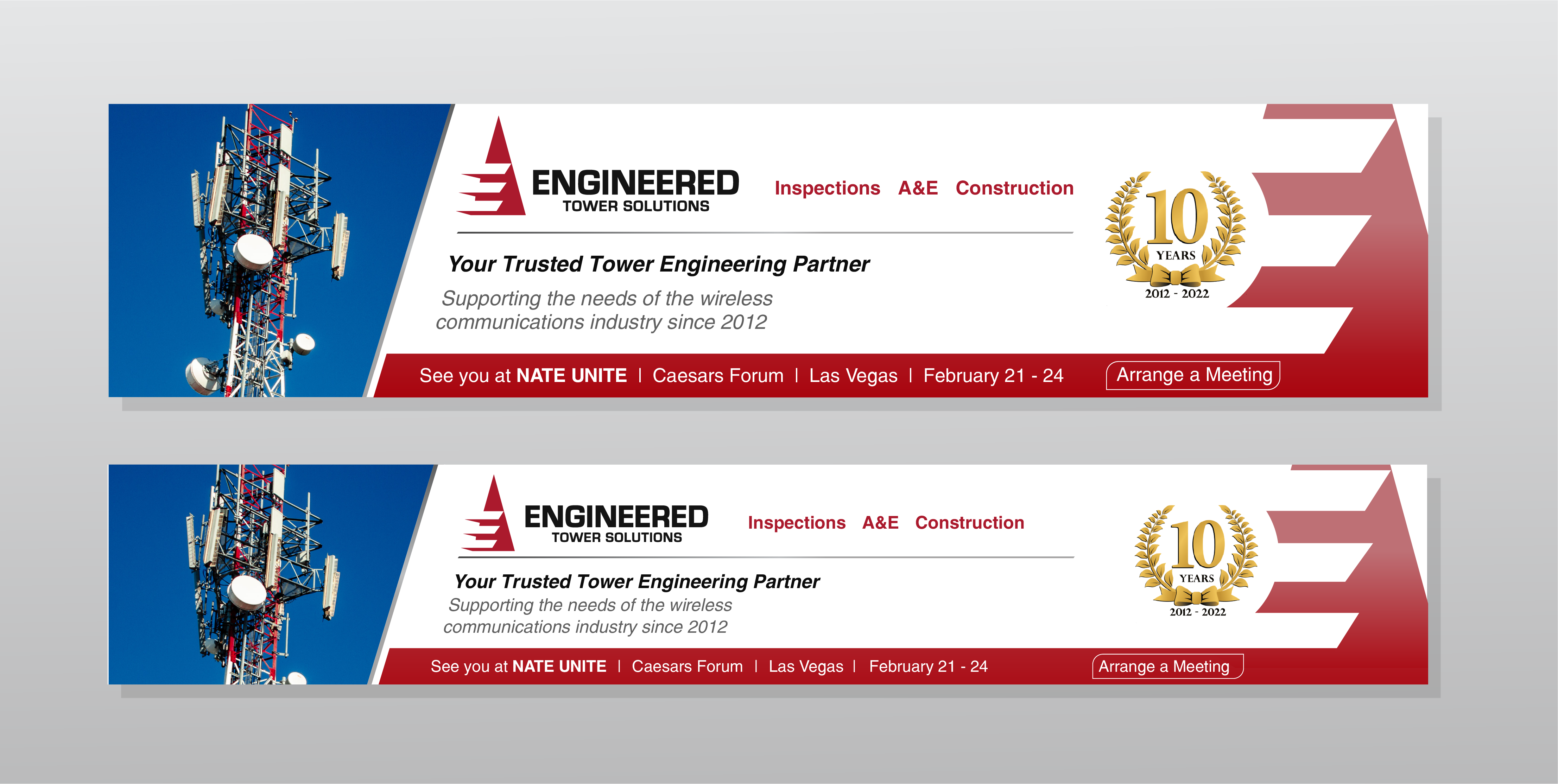 Banner Ad Design for Engineered Tower Solutions