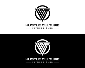 Hustle Culture Fitness Club entry by SawDesigns
