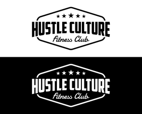 Hustle Culture Fitness Club entry by SawDesigns