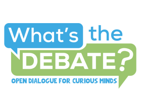 Winning entry: What's The Debate entry by twdesignstudio