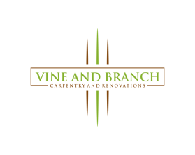 Logo Design entry 2530325 submitted by marsell to the Logo Design for Vine and Branch Carpentry and Renovations run by psisson