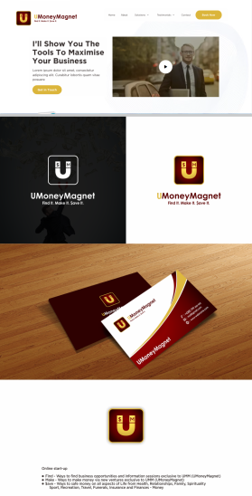 Winning entry: umoneymagnet.com entry by leovardo