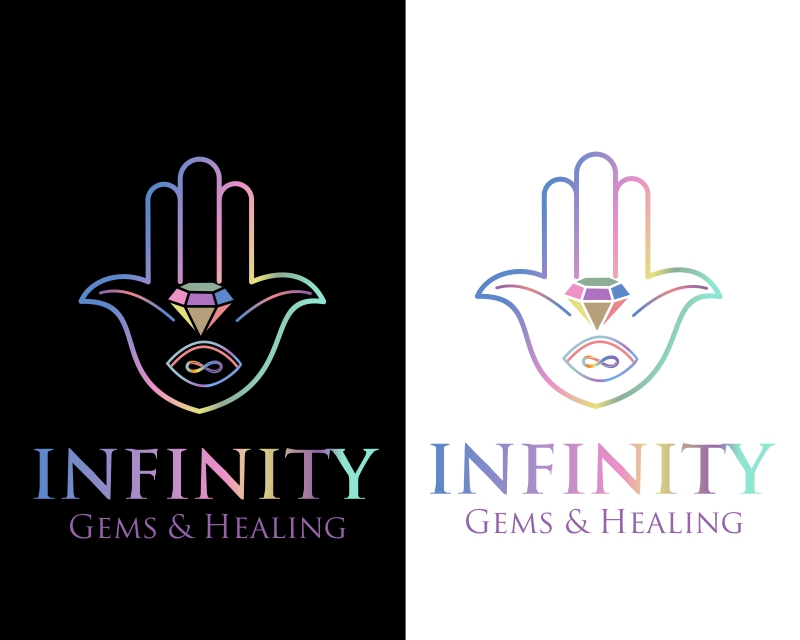 Logo Design for Infinity Gems and more