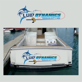 Boat Name Design for Fluid Dynamics entry by monstersox