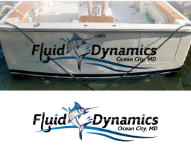 Boat Name Design for Fluid Dynamics entry by D'creator