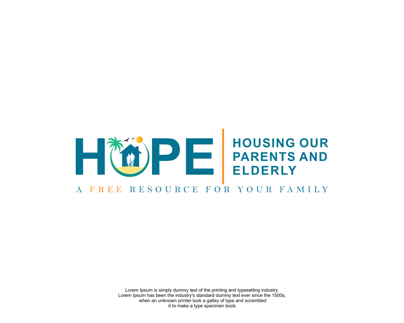 Logo Design for HOPE Housing Our Parents and Elderly