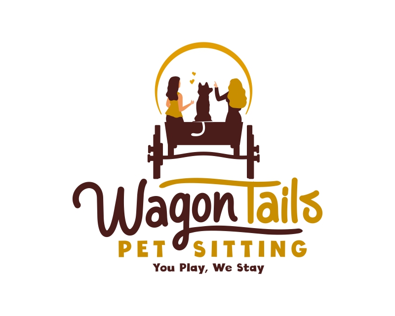 Logo Design for Wagon Tails Pet Sitting