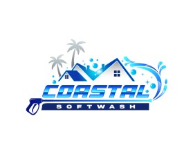 COASTAL SOFTWASH entry by plexdesign