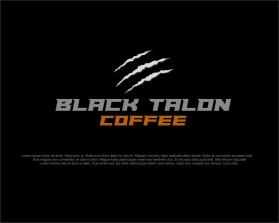 Winning entry: Black Talon Coffee entry by sajuddin khan