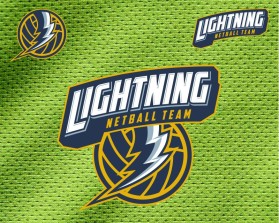Lightning netball team entry by Digiti Minimi