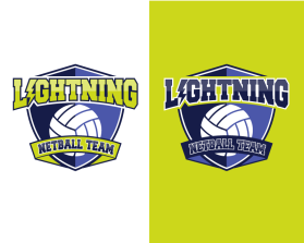 Lightning netball team entry by Mozzarella