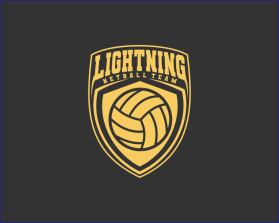 Lightning netball team entry by hary creative