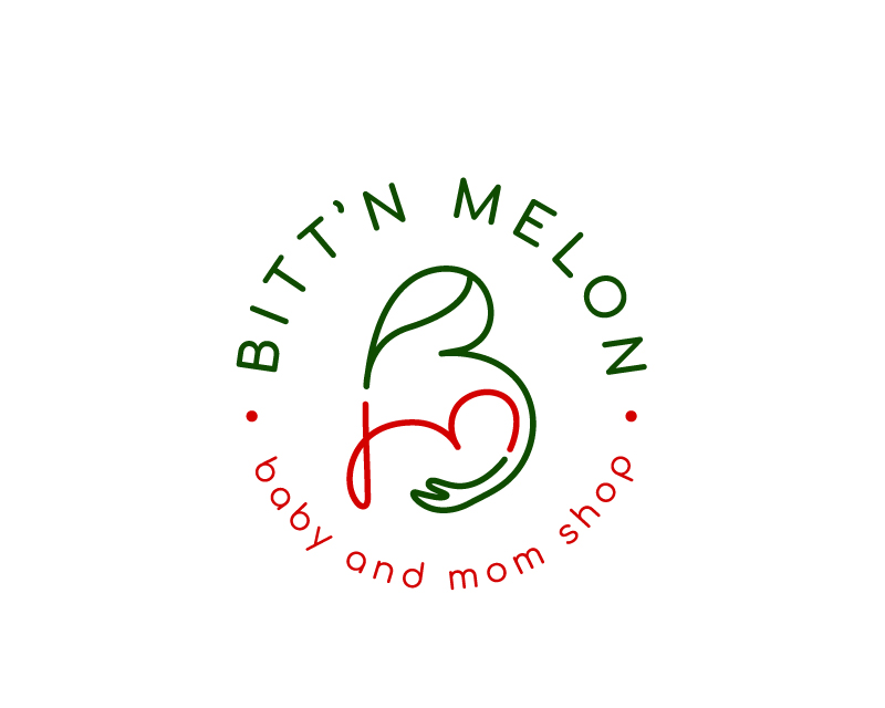 Logo Design for Bitten Melon Baby and Mom Shop