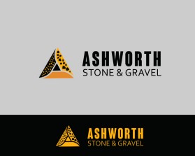 Logo Design entry 2643727 submitted by dahmane to the Logo Design for Ashworth Stone & Gravel https://claytonlandlord.wixsite.com/rocks run by eschollard
