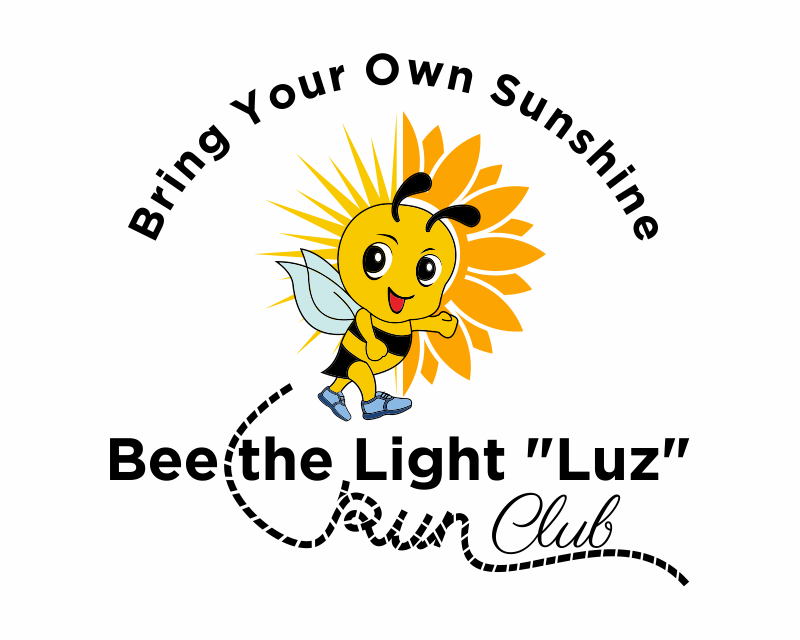Logo Design for Bee the Light "Luz" Run Club