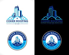 Coker Roofing entry by beckydsgn