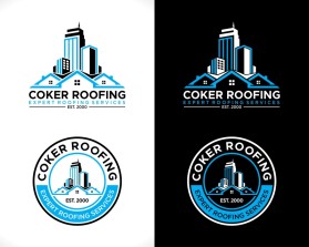 Coker Roofing entry by beckydsgn