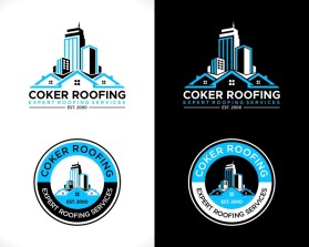 Coker Roofing entry by beckydsgn