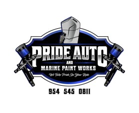 Winning entry: Pride Auto and Marine Paint Works entry by NorbertoPV