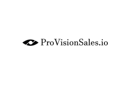 ProVisionSales.io entry by bluesky68