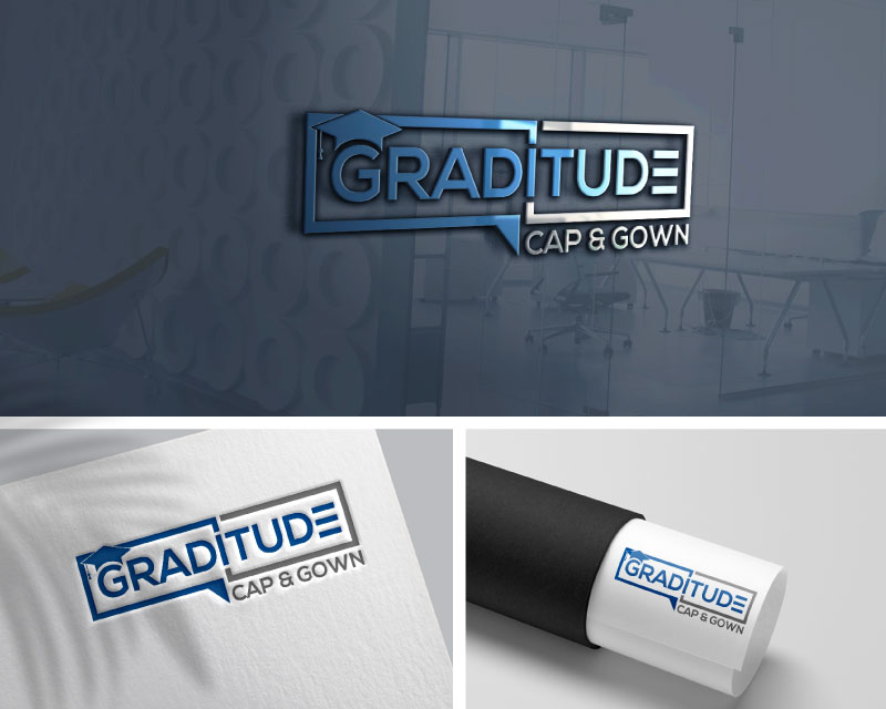 Logo Design for Graditude Cap & Gown