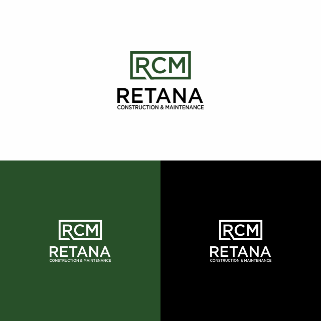 Logo Design entry 2701474 submitted by smuda960 to the Logo Design for Retana Construction & Maintenance run by retanacm