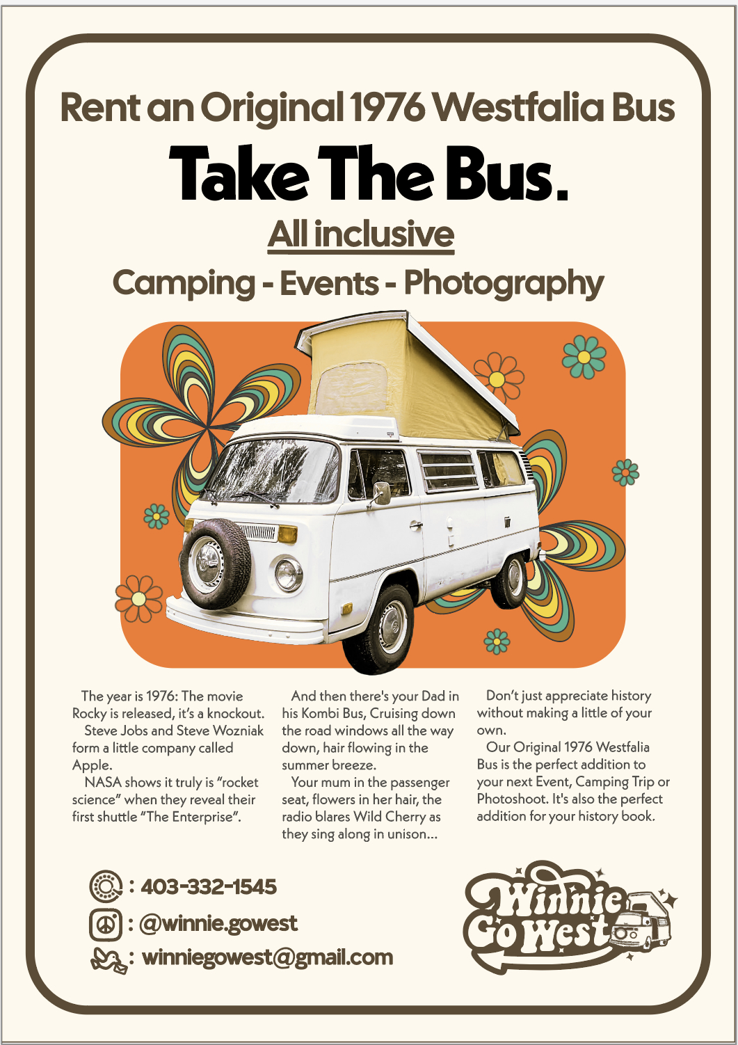 Graphic Design for Winnie Go West