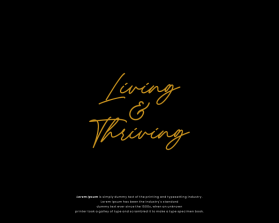 Living & Thriving entry by manaf