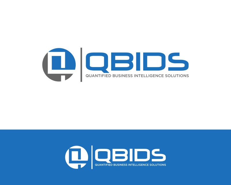 Logo Design entry 2697796 submitted by binbin design to the Logo Design for quantifiedbids.com run by quantifiedbids