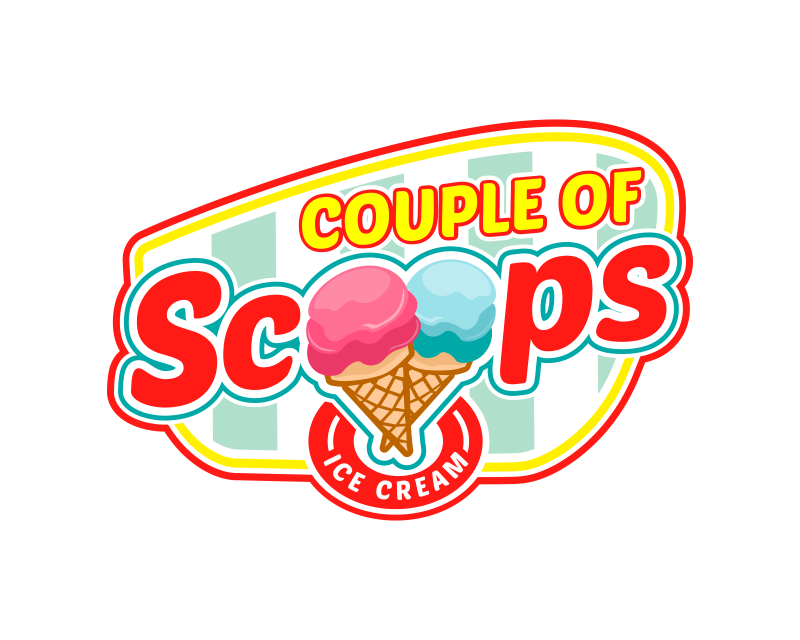 Logo Design for Couple of Scoops