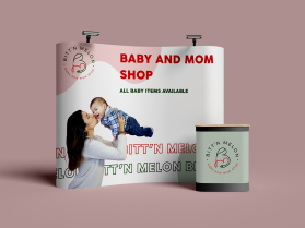 Bitt'n Melon (mom and baby shop) entry by Aquamarine