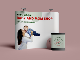 Bitt'n Melon (mom and baby shop) entry by Aquamarine