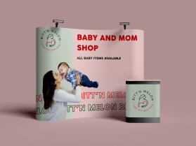 Bitt'n Melon (mom and baby shop) entry by Aquamarine