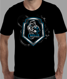 T-Shirt Design entry 2725016 submitted by dragandjb to the T-Shirt Design for www.baillieindustries.com.au run by BaillieIndustries