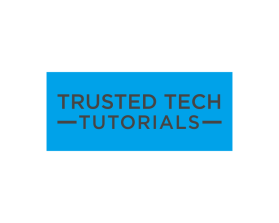 Trusted Tech Tutorials entry by must
