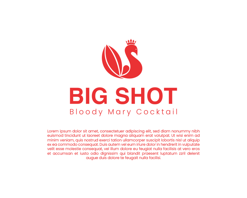 Logo Design for Big Shot Bloody Mary Cocktail