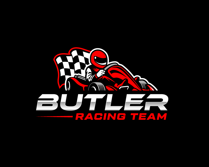 Red and Black Racing Logo