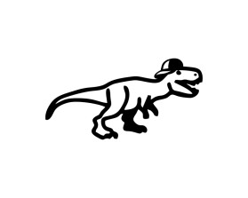 T-Rex in a Hat entry by ygswrdh