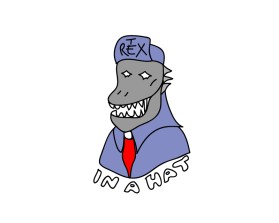 T-Rex in a Hat entry by partyrockargo