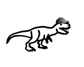 T-Rex in a Hat entry by ddutta806