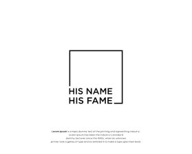 His Name His Fame entry by manaf