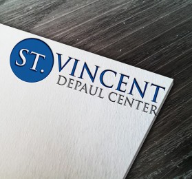 St. Vincent DePaul Center entry by design Art 