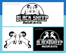 Black Sheep Brazilian Jiu-Jitsu entry by ongki_design