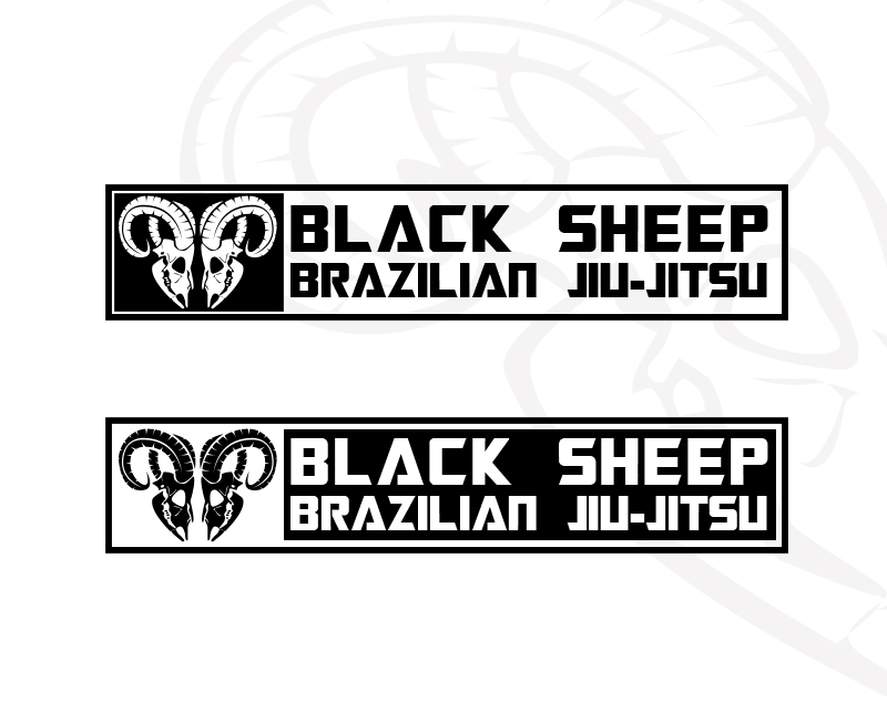 Logo Design for Black Sheep Brazilian Jiu-Jitsu
