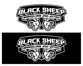 Black Sheep Brazilian Jiu-Jitsu entry by Digiti Minimi