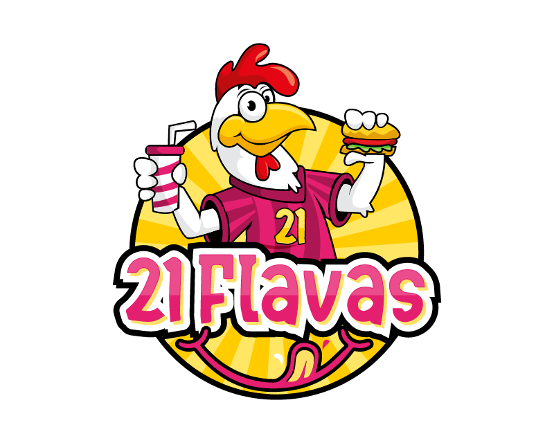Logo Design for 21 flavazz